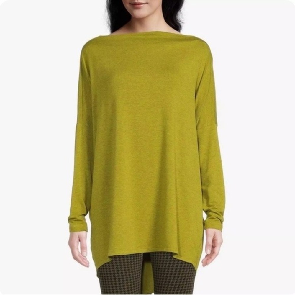 Bryn Walker Dimitri French
Terry Knit Draped Neck
Dolman Sleeve Oversized
Tunic‎
